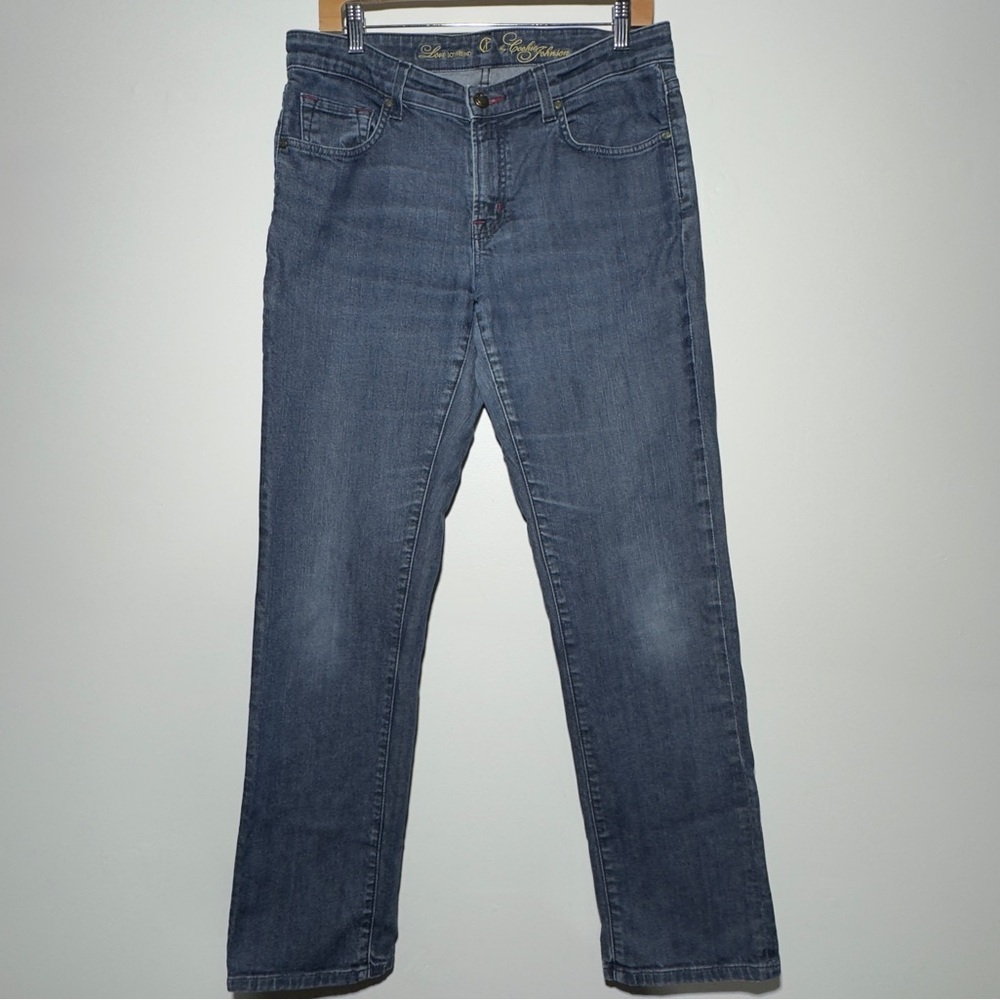 Y2K Jeans Cookie Johnson Women’s Size 32” Straight Leg Denim Stretch Casual